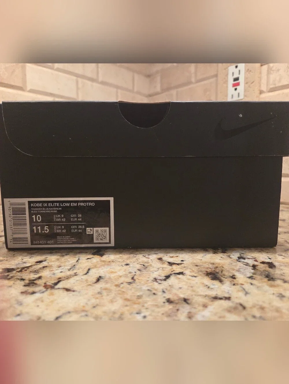 Nike Kobe IX Elite Low EM Protro Thunder Blue Daybreak Sz 10 OG Box